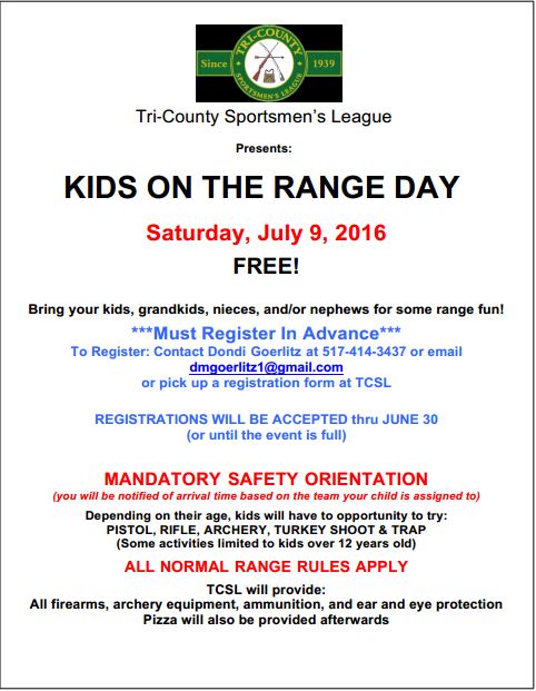 Kids on the Range Day Flyer